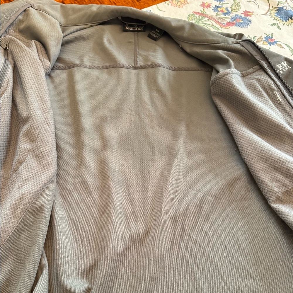 Marmot Light Gray Softshell Jacket - image 7